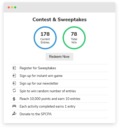 contests and sweepstakes