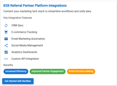 Achieve Seamless Integrations with B2B Referral Partner Platforms