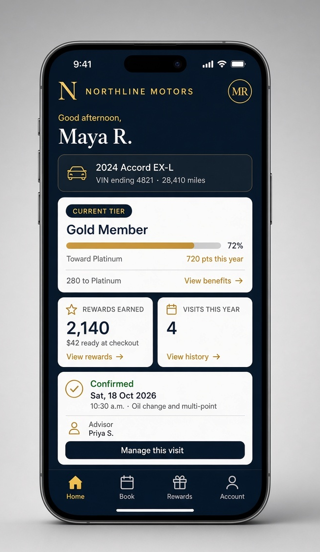how to launch a car dealership loyalty program with rewards, tiers, service bookings